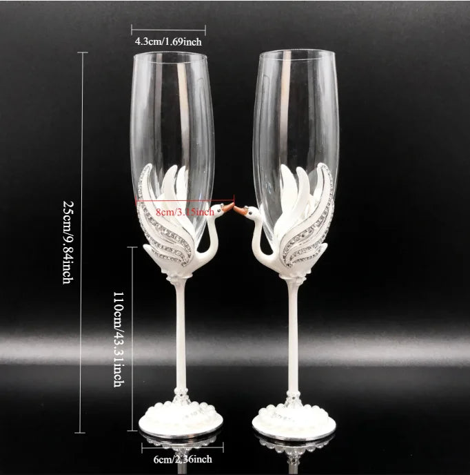 2-Piece Crystal Wine Glass Set