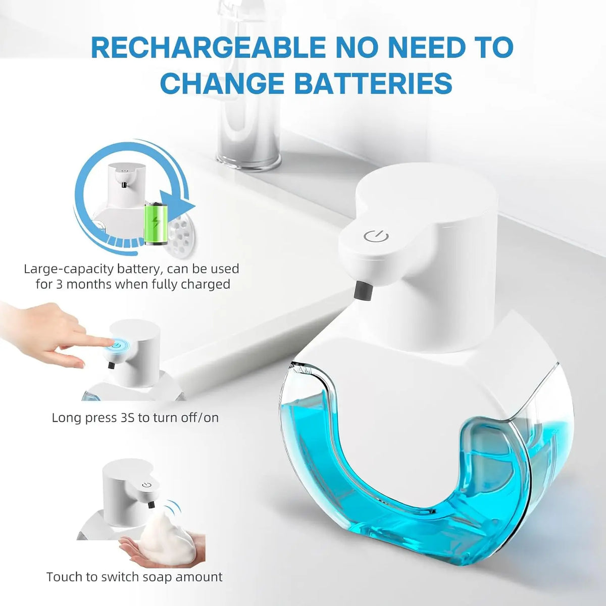 420ml Automatic Touchless Soap Dispenser