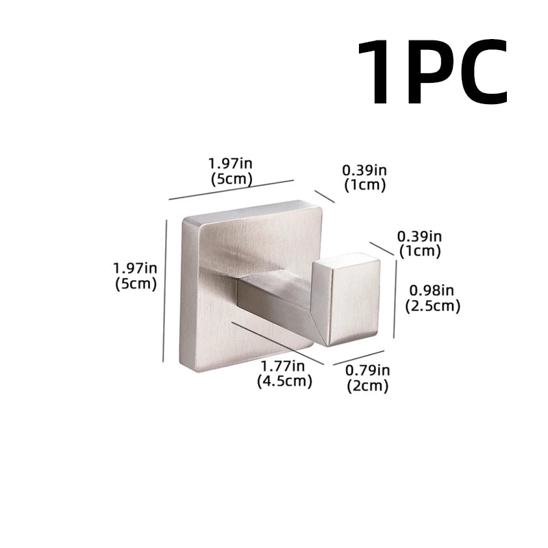 Stainless Steel Wall-Mounted Coat Hook