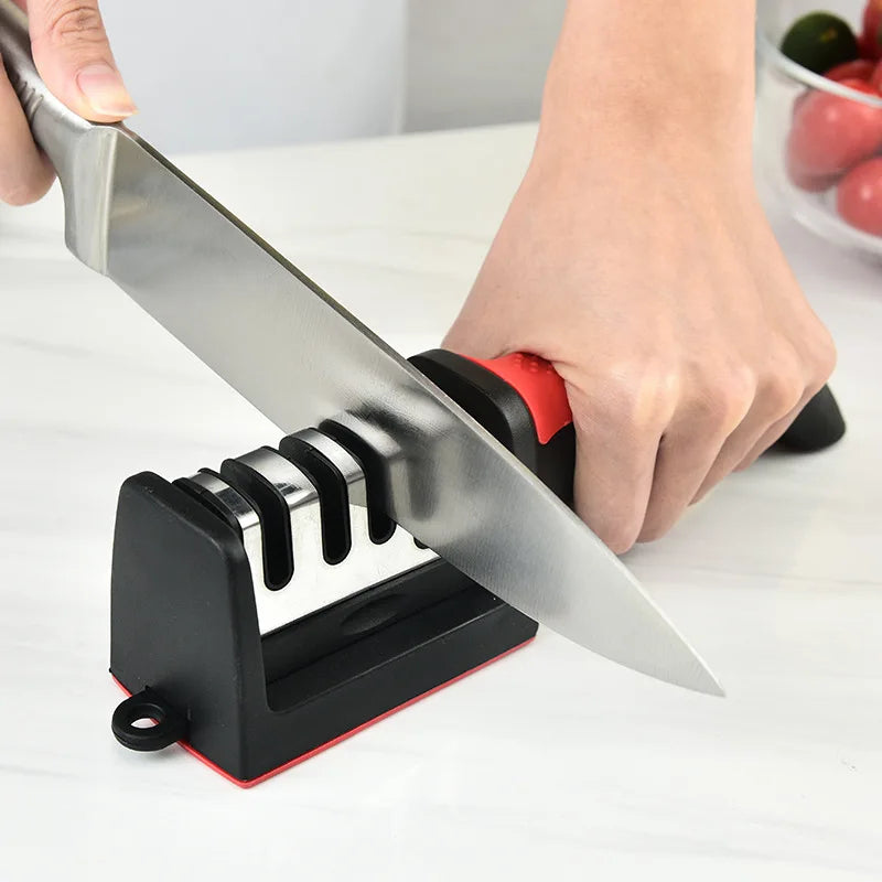 4-Stage Multi-Purpose Handheld Knife Sharpener
