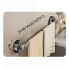 Wall-Mounted Suction Cup Towel Rack