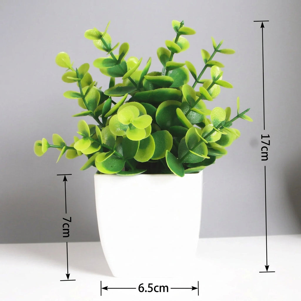 Artificial Eucalyptus Bonsai Plant