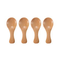 4-Piece Mini Wooden Kitchen Spoon Set