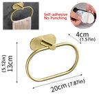 Stainless Steel Self-Adhesive Towel Ring