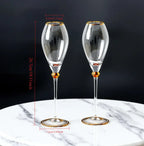 2-Piece Crystal Wine Glass Set