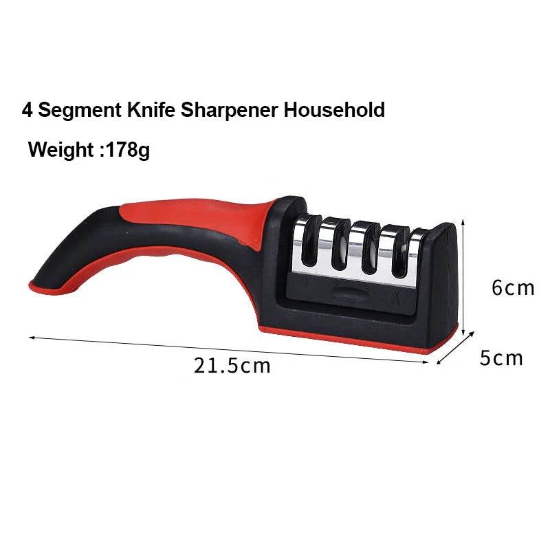 4-Stage Multi-Purpose Handheld Knife Sharpener