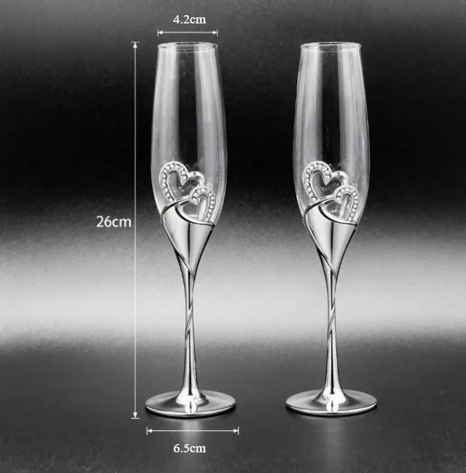 2-Piece Crystal Wine Glass Set