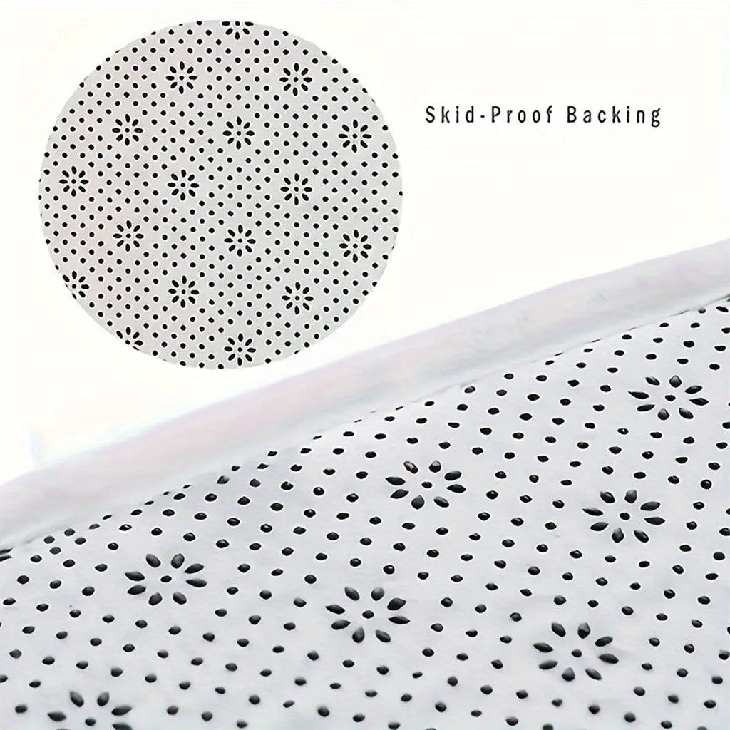 Long-Pile Absorbent Non-Slip Bathroom Mat