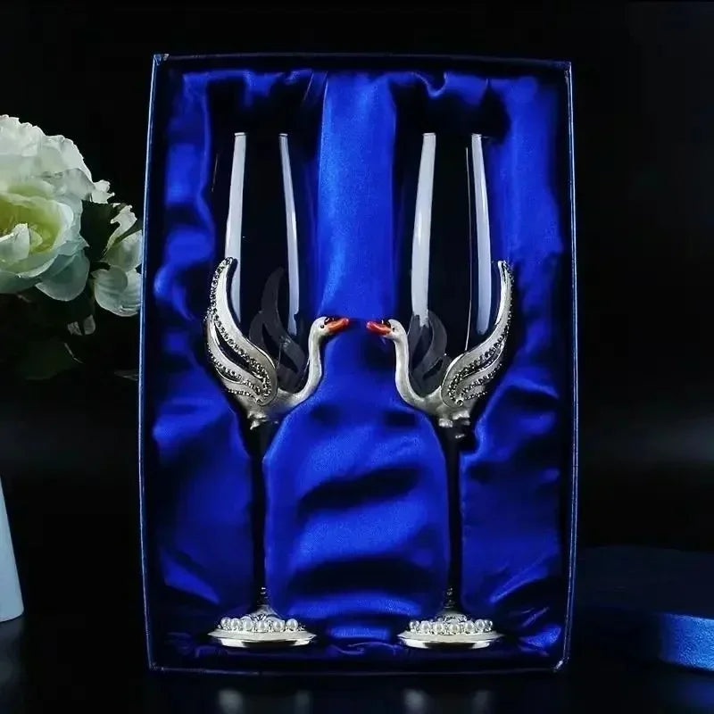 2-Piece Crystal Wine Glass Set