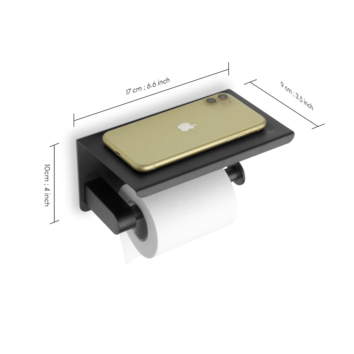 Stainless Steel Wall-Mounted Toilet Paper Holder
