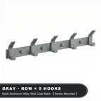 Modern Wall-Mounted Aluminium Hook Rack