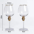 2-Piece Crystal Wine Glass Set