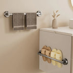 Wall-Mounted Suction Cup Towel Rack