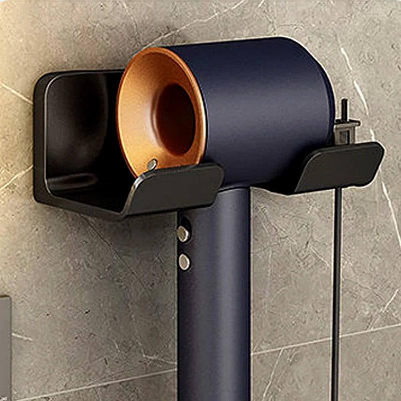 Wall-Mounted Hair Dryer Holder &amp; Organiser
