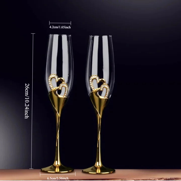 2-Piece Crystal Wine Glass Set
