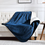 Waterproof Reversible Throw Blanket — 100 × 150cm