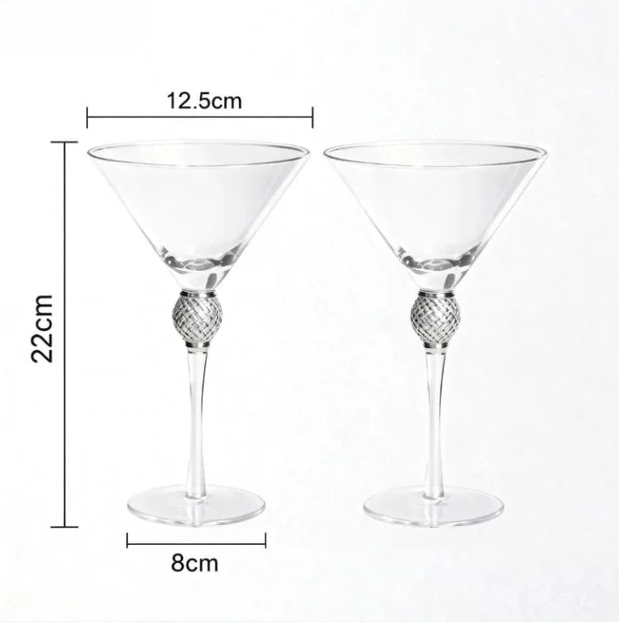 2-Piece Crystal Wine Glass Set