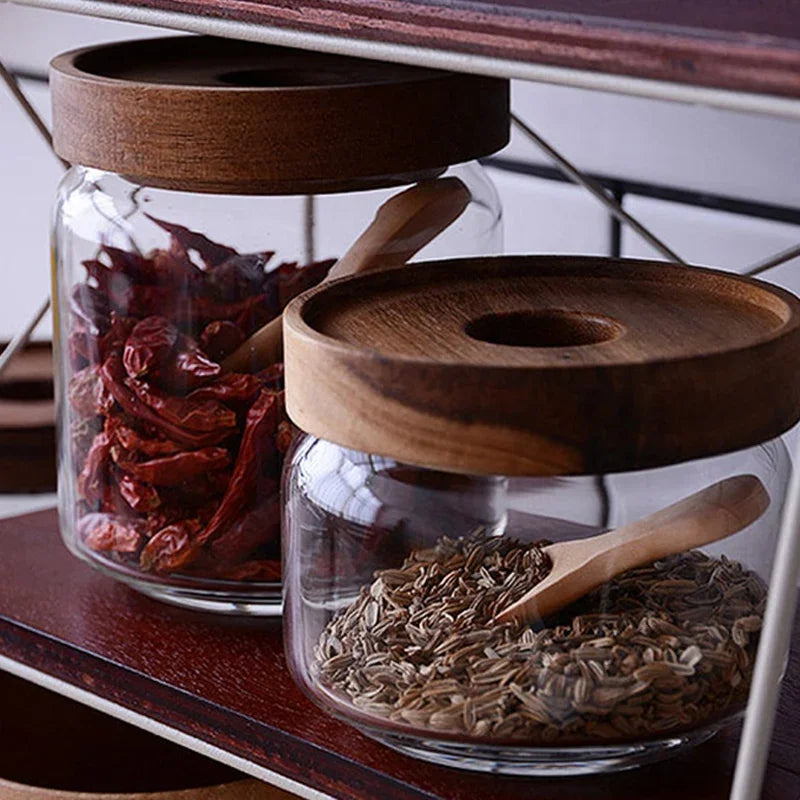 4-Piece Mini Wooden Kitchen Spoon Set