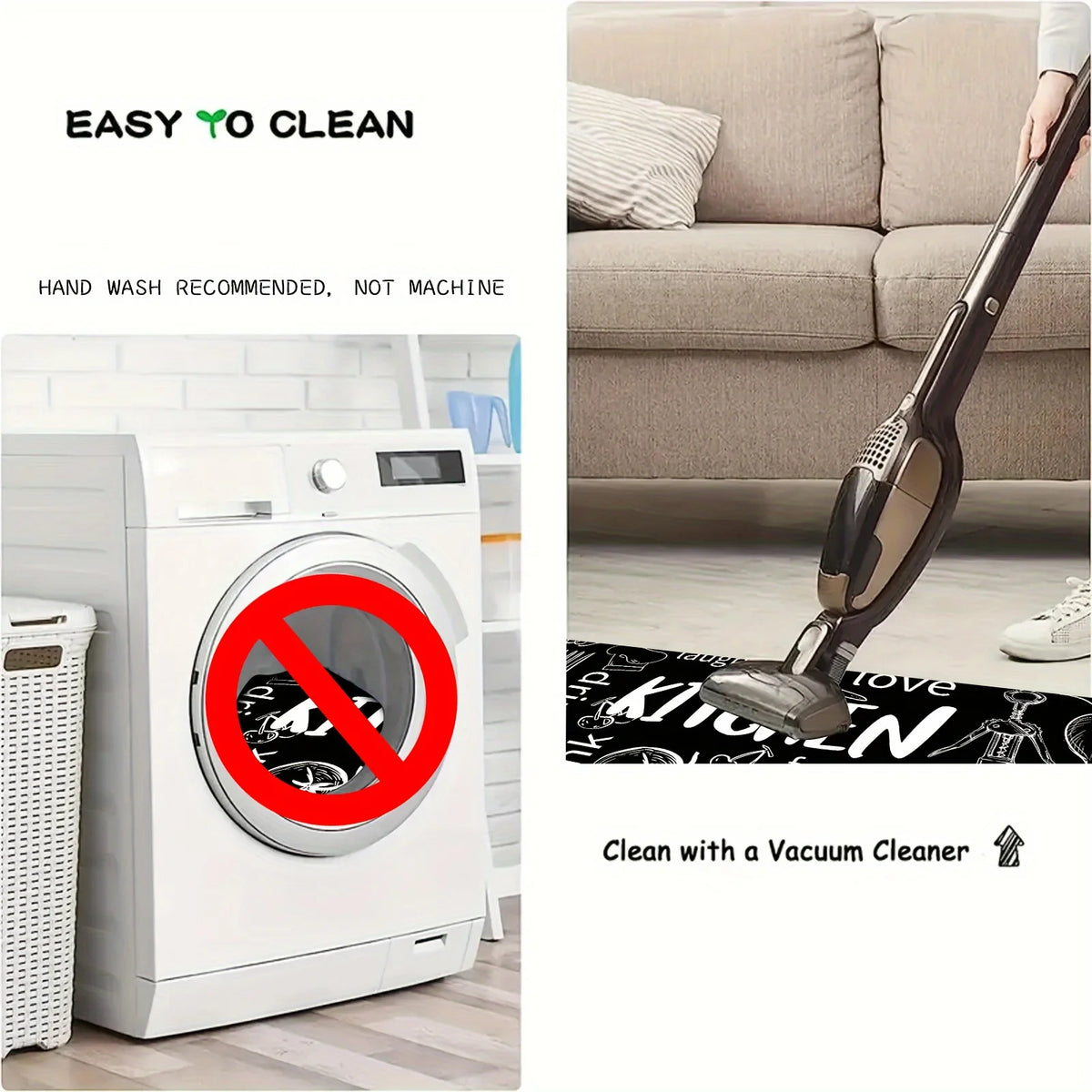 Long-Pile Absorbent Non-Slip Bathroom Mat