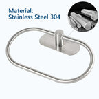 Stainless Steel Self-Adhesive Towel Ring