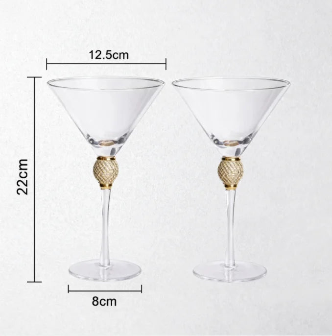 2-Piece Crystal Wine Glass Set