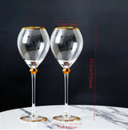 2-Piece Crystal Wine Glass Set