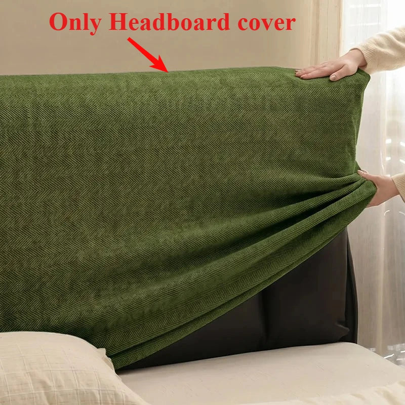 Stretch Chenille Bed Frame Cover