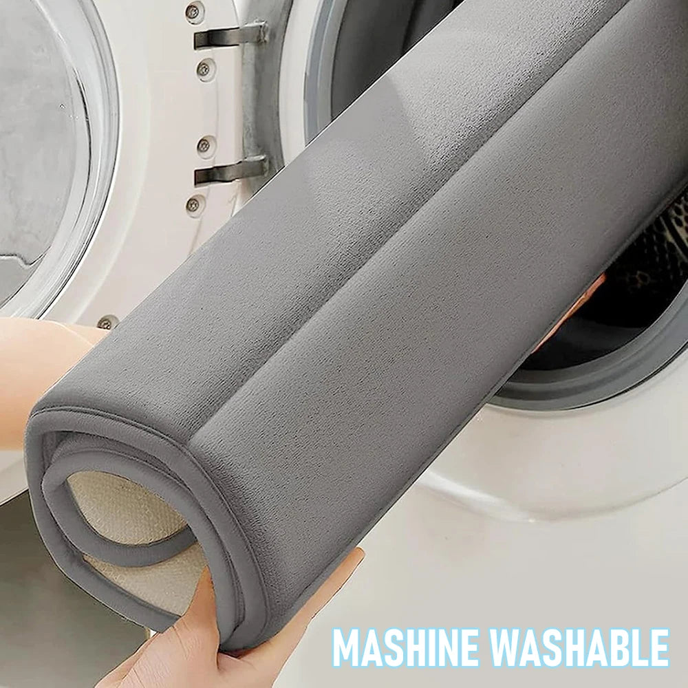 3Pcs Sets Bath Mats Non Slip Memory Foam Bathroom Soft Rugs Water Absorption Dry Fast Bath Mat Machine Washable For Home Floor
