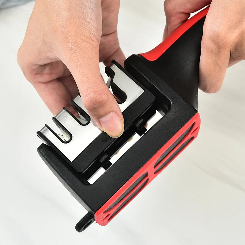 4-Stage Multi-Purpose Handheld Knife Sharpener