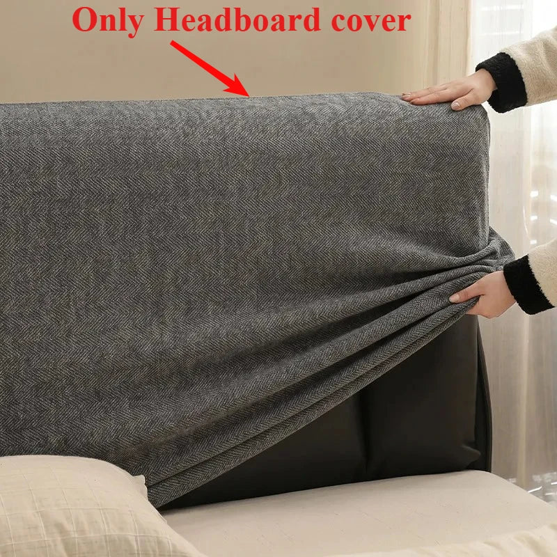 Stretch Chenille Bed Frame Cover