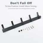 Modern Wall-Mounted Aluminium Hook Rack