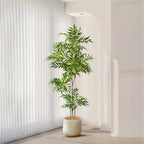 Large Artificial Nandina Plant — Real-Touch Palm Style