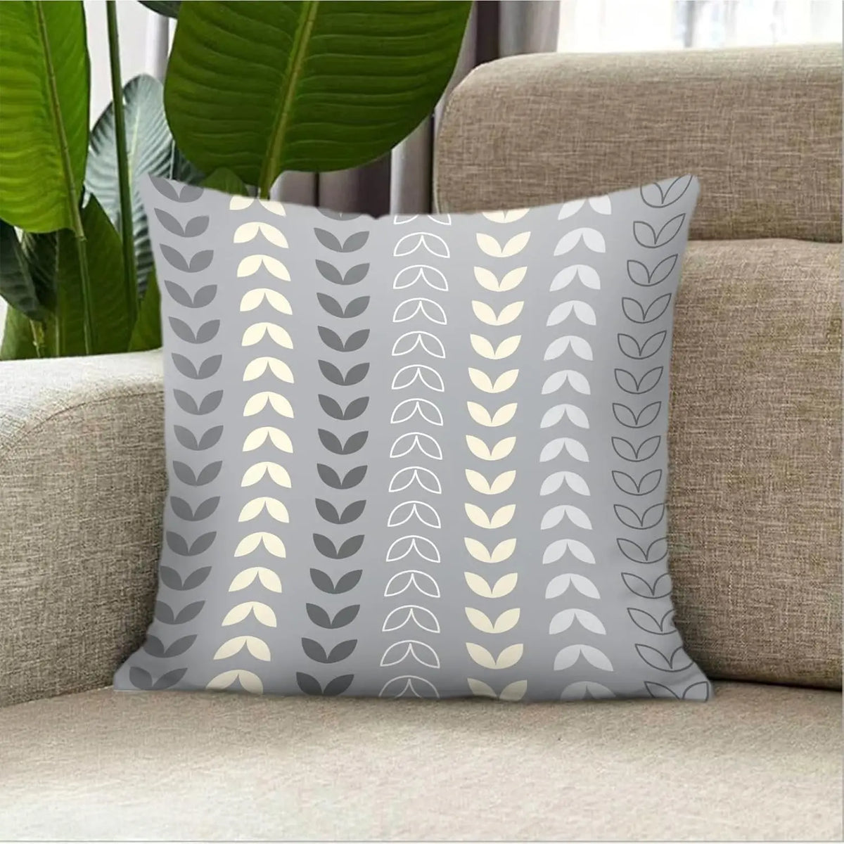 4-Piece Solid Colour Decorative Cushion Covers