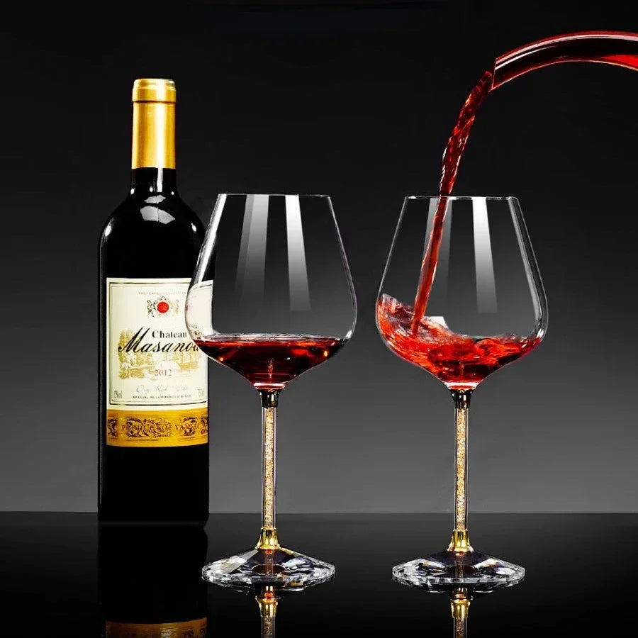 2-Piece Crystal Wine Glass Set