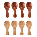 4-Piece Mini Wooden Kitchen Spoon Set