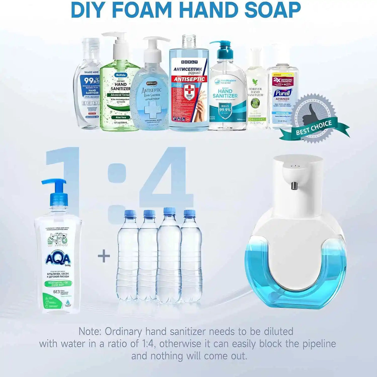 420ml Automatic Touchless Soap Dispenser