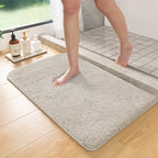 Long-Pile Absorbent Non-Slip Bathroom Mat