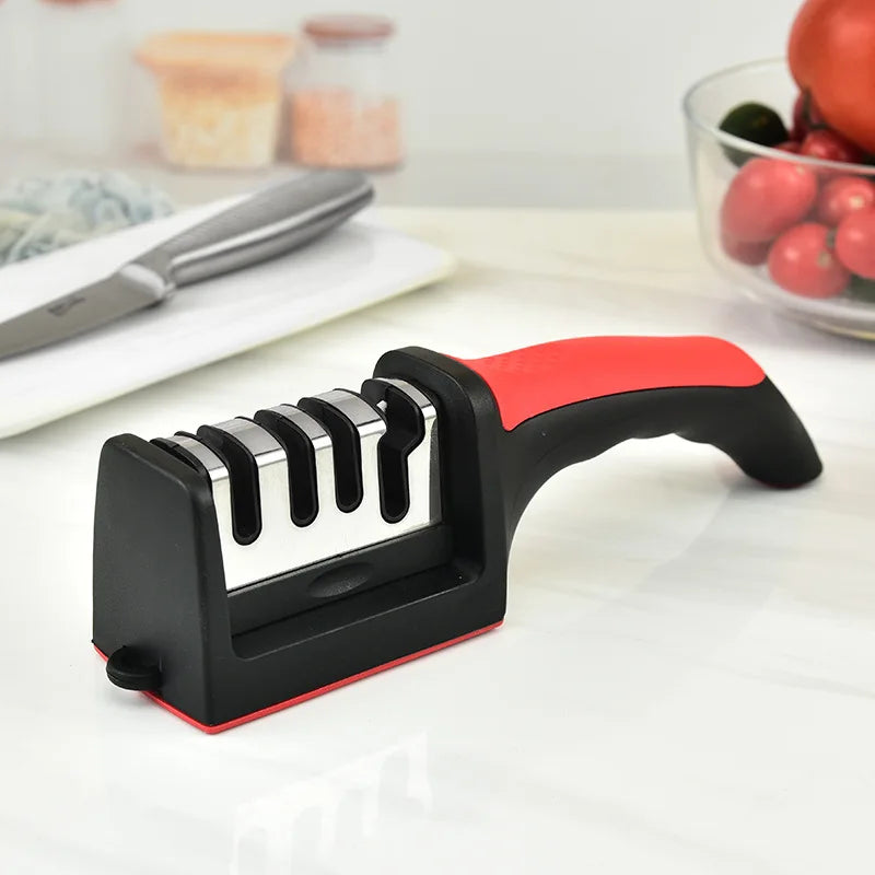 4-Stage Multi-Purpose Handheld Knife Sharpener