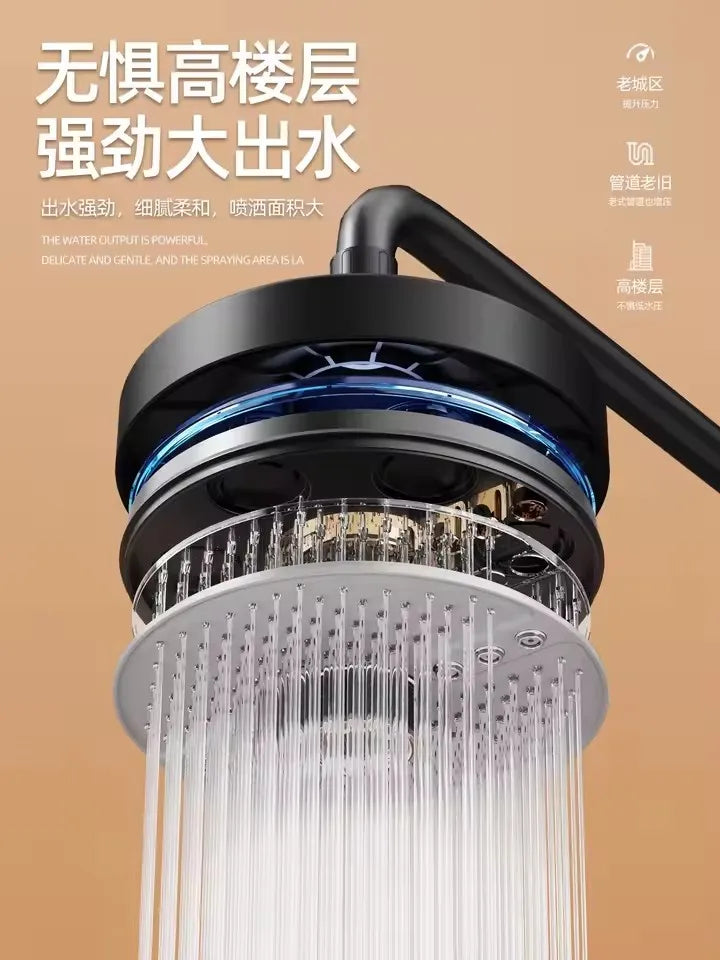 5-Mode Adjustable High-Pressure Rainfall Shower Head