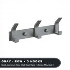 Modern Wall-Mounted Aluminium Hook Rack