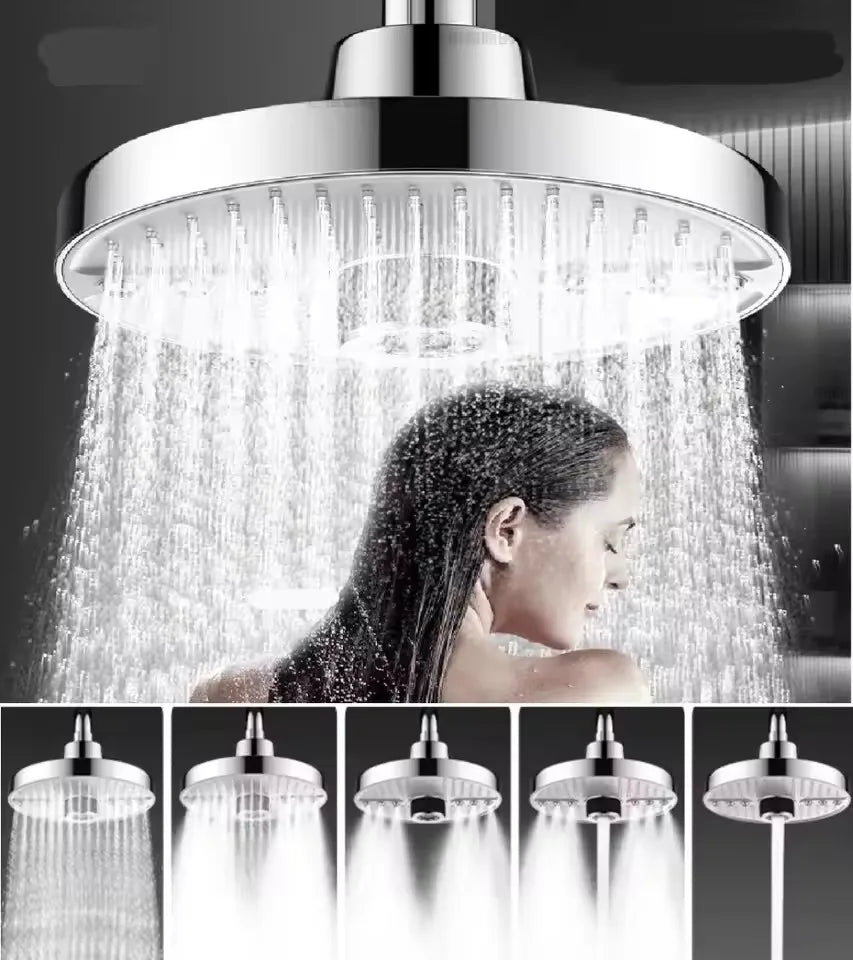 5-Mode Adjustable High-Pressure Rainfall Shower Head