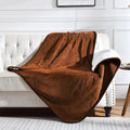 Waterproof Reversible Throw Blanket — 100 × 150cm