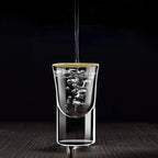 6-Piece Gold Rim Shot Glass Set
