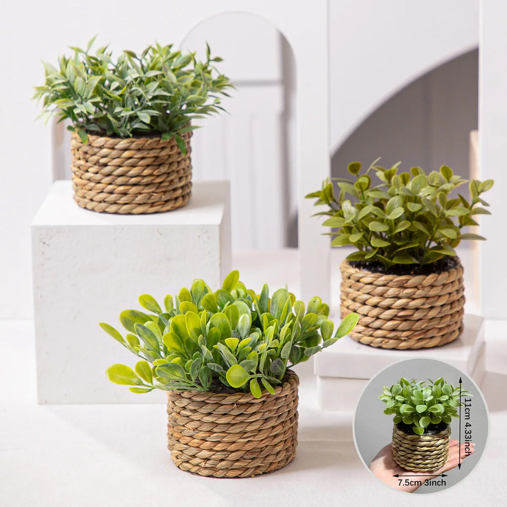 Small Artificial Eucalyptus Plant — 11cm