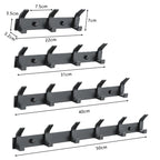 Modern Wall-Mounted Aluminium Hook Rack