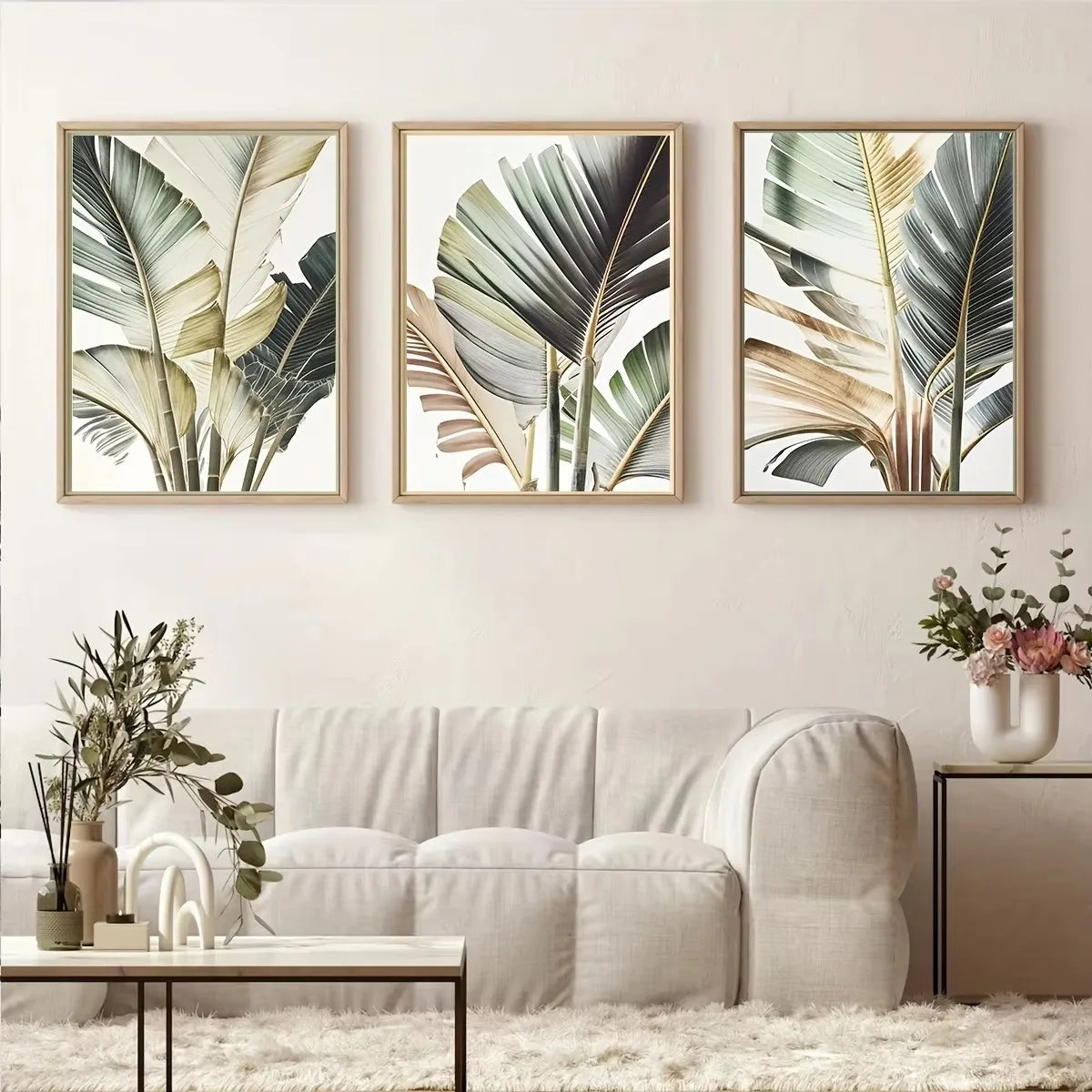Retro Palm Tree Canvas Wall Art