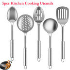 5-Piece Stainless Steel Kitchen Utensil Set