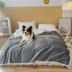 Waterproof Reversible Throw Blanket — 100 × 150cm