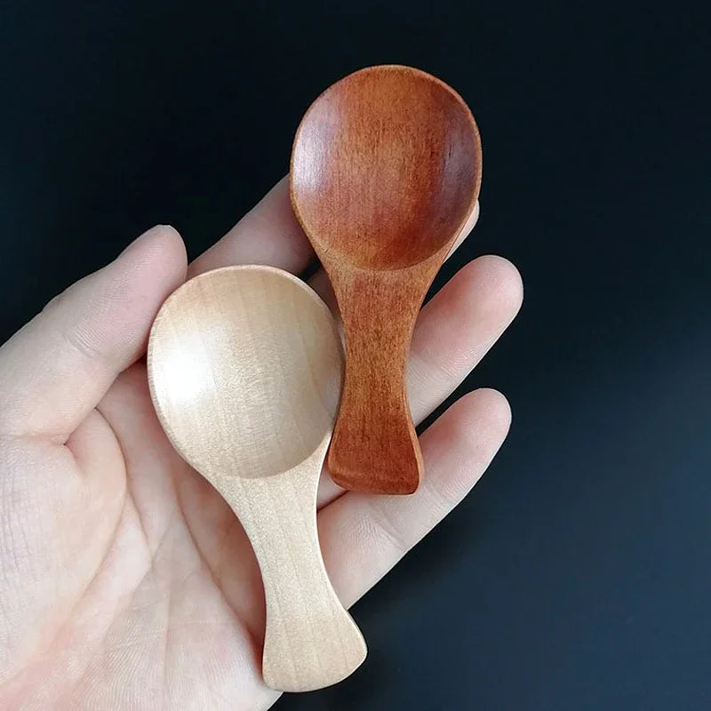 4-Piece Mini Wooden Kitchen Spoon Set