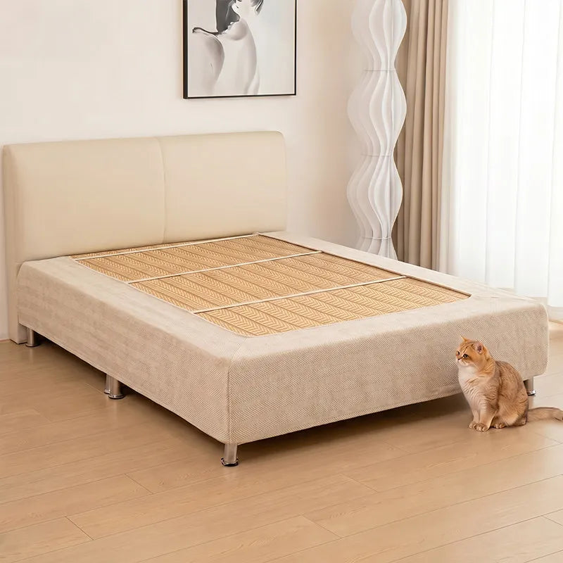 Stretch Chenille Bed Frame Cover